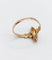 Bague 60 Bague marquise - Grenat taille navette en or rose 18k sur paillons 58 Facettes A07199