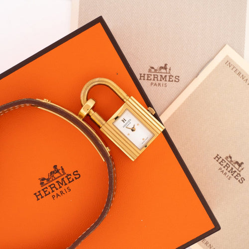 Montre Hermès Kelly - Montre quartz cadran ivoire 58 Facettes 519