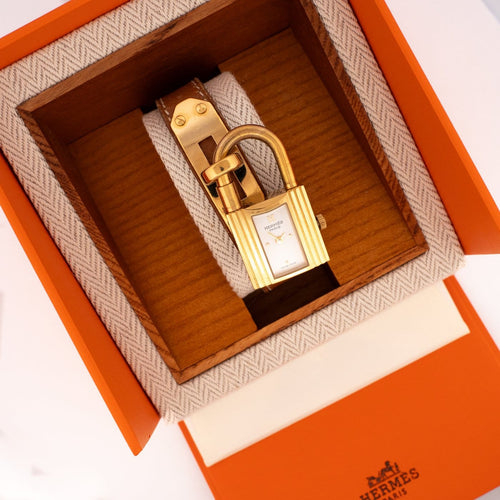 Montre Hermès Kelly - Montre quartz cadran ivoire 58 Facettes 519