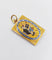 Collier Pendentif - Fermoir de collier antique en or 18 k et émail 58 Facettes A07203