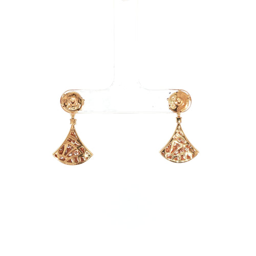 Boucles d'oreilles Bvlgari Divas' Dream - Boucles d'oreilles en or rose et diamants 58 Facettes 2.19458
