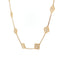 Collier Van Cleef & Arpels Alhambra - Collier 10 motifs en or jaune et diamants 58 Facettes 2.19571