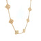 Collier Van Cleef & Arpels Alhambra - Collier 10 motifs en or jaune et diamants 58 Facettes 2.19571