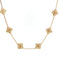 Collier Van Cleef & Arpels Alhambra - Collier 10 motifs en or jaune et diamants 58 Facettes 2.19571