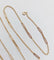 Collier Chaîne vintage - Forçat en or jaune 18k, mailles agrafes alternées 42 cm 58 Facettes A07204