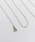 Collier Chaîne Art déco en platine, mailles alternées, 45 cm 58 Facettes A07206