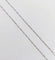 Collier Chaîne Art déco en platine, mailles alternées, 45 cm 58 Facettes A07206