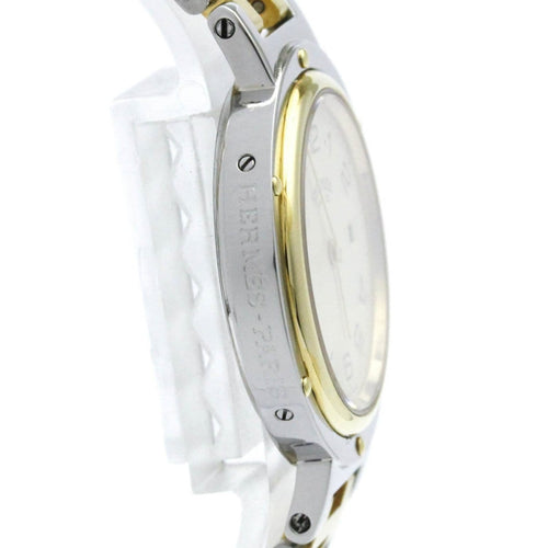 Montre Hermès Clipper - Montre quartz en acier inoxydable et métal plaqué 58 Facettes s05w0trwq1