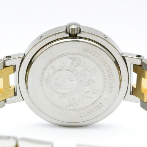 Montre Hermès Clipper - Montre quartz en acier inoxydable et métal plaqué 58 Facettes joxmxbipj0