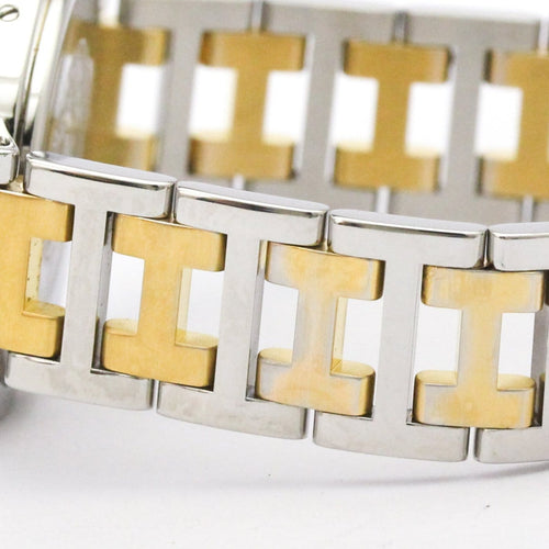 Hermès Clipper - Montre quartz en acier inoxydable avec métal plaqué
