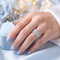 Bague 60.5 Bague tressée en or blanc 18 carats et diamants 58 Facettes 1781