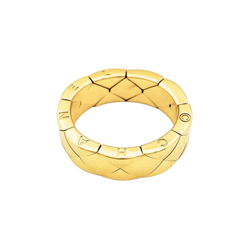 Bague 53 Bague Chanel, "Matelassé", or jaune. 58 Facettes 35656
