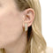 Boucles d'oreilles Boucles d'oreilles demi-créoles or jaune et diamants. 58 Facettes 35537