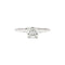 Bague 53 Bague solitaire Tiffany & Co, "True", platine et diamant. 58 Facettes 35643