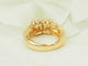 Bague 51 Bague vintage en or jaune 18 carats et diamants, dessus coulissant 58 Facettes 33757