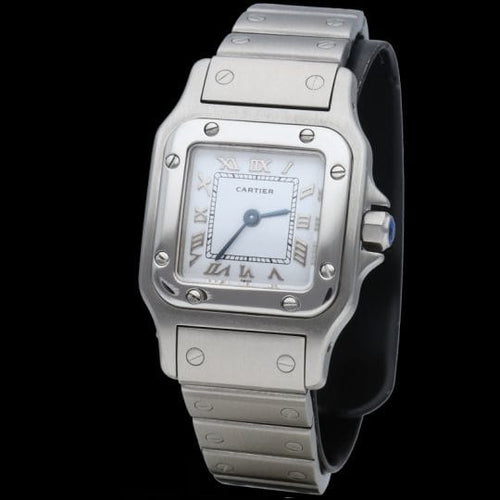 Montre Cartier Montre Santos De Cartier Galbee 58 Facettes MT46672