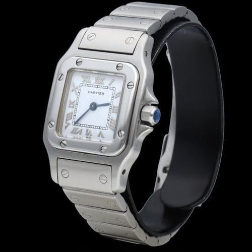 Montre Cartier Montre Santos De Cartier Galbee 58 Facettes MT46672