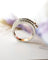 Bague 54 Guy Laroche - Bague bandeau « Ceinture » en or blanc, saphirs et diamants 58 Facettes C2259
