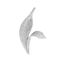 Broche Broche épi en or blanc et diamants 58 Facettes 65000029