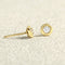 Boucles d'oreilles Boucles d’oreilles clous en or jaune et diamants 58 Facettes OC-66000250