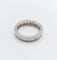 Bague 54 Alliance américaine Art déco éternité en platine et diamants baguette 1,68 ct 58 Facettes A07209