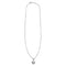Collier Collier pendentif en or blanc 18 carats et diamant 0,50 ct 58 Facettes BO/240009