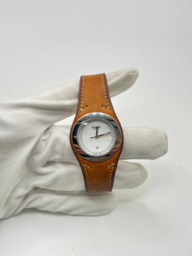 Montre Hermès Harnais HA3.410 - Montre quartz en acier 30 mm 58 Facettes 1871