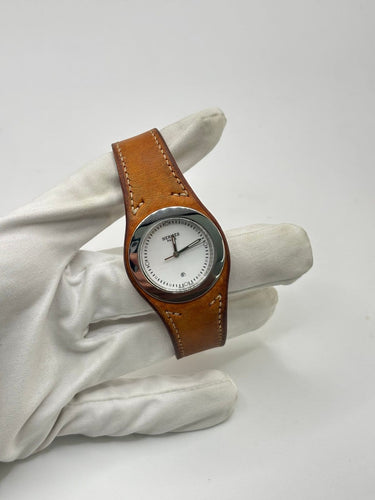 Montre Hermès Harnais HA3.410 - Montre quartz en acier 30 mm 58 Facettes 1871