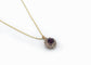 Pendentif Pendentif ancien rosace en or rose 18 carats, grenat et perles 58 Facettes Pendentif 149 11