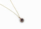 Pendentif Pendentif ancien rosace en or rose 18 carats, grenat et perles 58 Facettes Pendentif 149 11