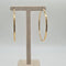 Boucles d'oreilles Boucles d'oreilles créoles en or jaune 18 carats 58 Facettes #BT