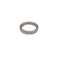 Bague 58 Alliance tour complet en or blanc 18k et diamants 58 Facettes #BT
