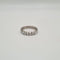 Bague 58 Alliance tour complet en or blanc 18k et diamants 58 Facettes #BT