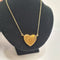 Collier Collier cœur en or jaune 18k 58 Facettes #BT