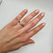 Bague 55 Alliance - Bague en or jaune et blanc 18k 58 Facettes #BT