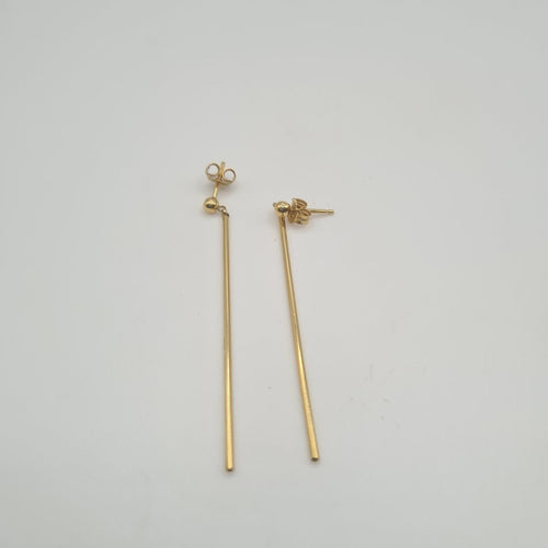 Boucles d'oreilles Boucles d'oreilles pendantes en or jaune 18K 58 Facettes #BT