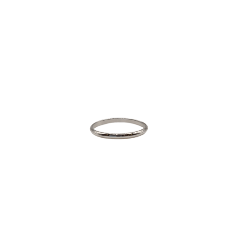 Bague 49 Alliance - Bague en or blanc 18k 1,7 mm 58 Facettes #BT