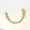 Bracelet Bracelet vintage - Tansanites et diamants en or jaune 750 58 Facettes