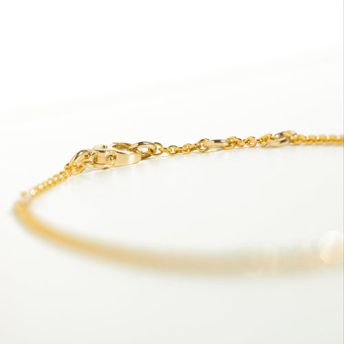 Collier Pomellato Vintage - Collier chaîne forçat réglable en or jaune 18 carats 58 Facettes