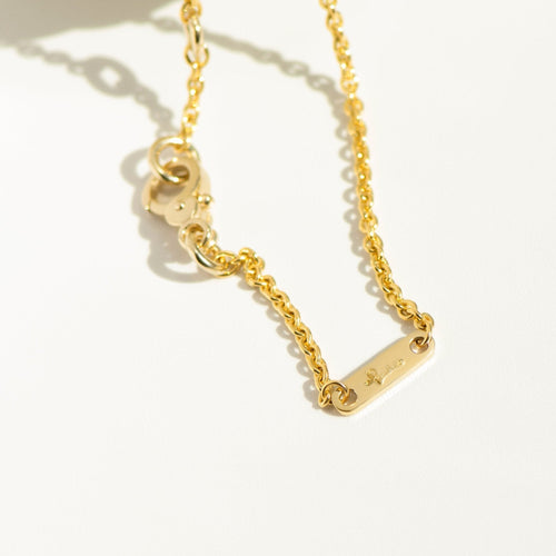 Collier Pomellato Vintage - Collier chaîne forçat réglable en or jaune 18 carats 58 Facettes