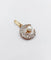 Pendentif Pendentif croissant de lune ancien en or 18k, platine, diamants et perle 58 Facettes A07054