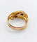 Bague 61 Bague serpent antique à deux têtes en or 18k, diamants et rubis 58 Facettes A06971