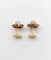 Boucles d'oreilles Puces d’oreilles marguerite anciennes en or 18k et platine, diamants 58 Facettes A07047