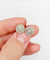 Boucles d'oreilles Puces d’oreilles marguerite anciennes en or 18k et platine, diamants 58 Facettes A07047