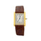 Montre Montre Cartier, "Tank Must", argent plaqué or, cuir. 58 Facettes 35603