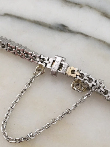 Bracelet Bracelet tennis en platine et diamants taille brillant 3,14 ct 58 Facettes 261