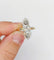Bague 53 Bague marquise antique en or 18k et platine, diamants 58 Facettes A07005