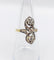 Bague 53 Bague marquise antique en or 18k et platine, diamants 58 Facettes A07005