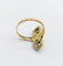 Bague 53 Bague marquise antique en or 18k et platine, diamants 58 Facettes A07005