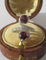 Bague 50 Bague Toi et Moi tourbillons XIXe en platine, grenats et diamants 58 Facettes Bague